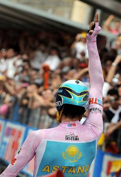 Giro  2008, la crono conclusiva. Afp